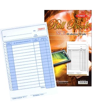 YOMAX (NCR) BILL BOOK BB5080-2N   